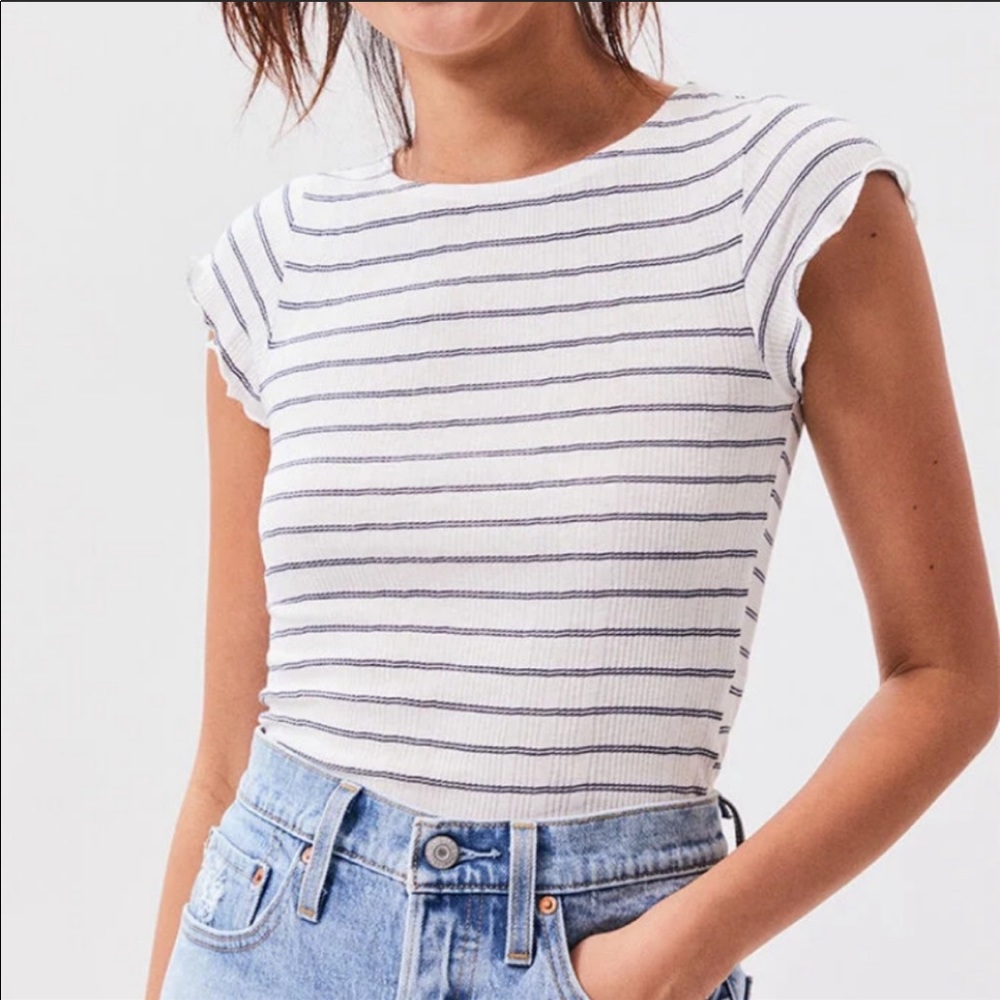 Mini striped Billabong Tee Size XXs
